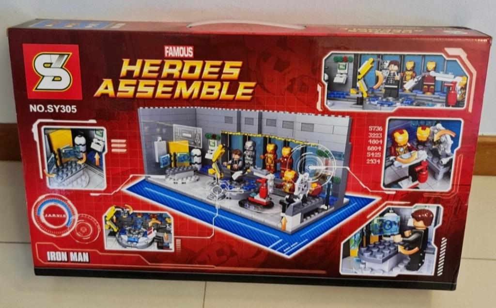 Lego iron man laboratory sy305 new arrivals
