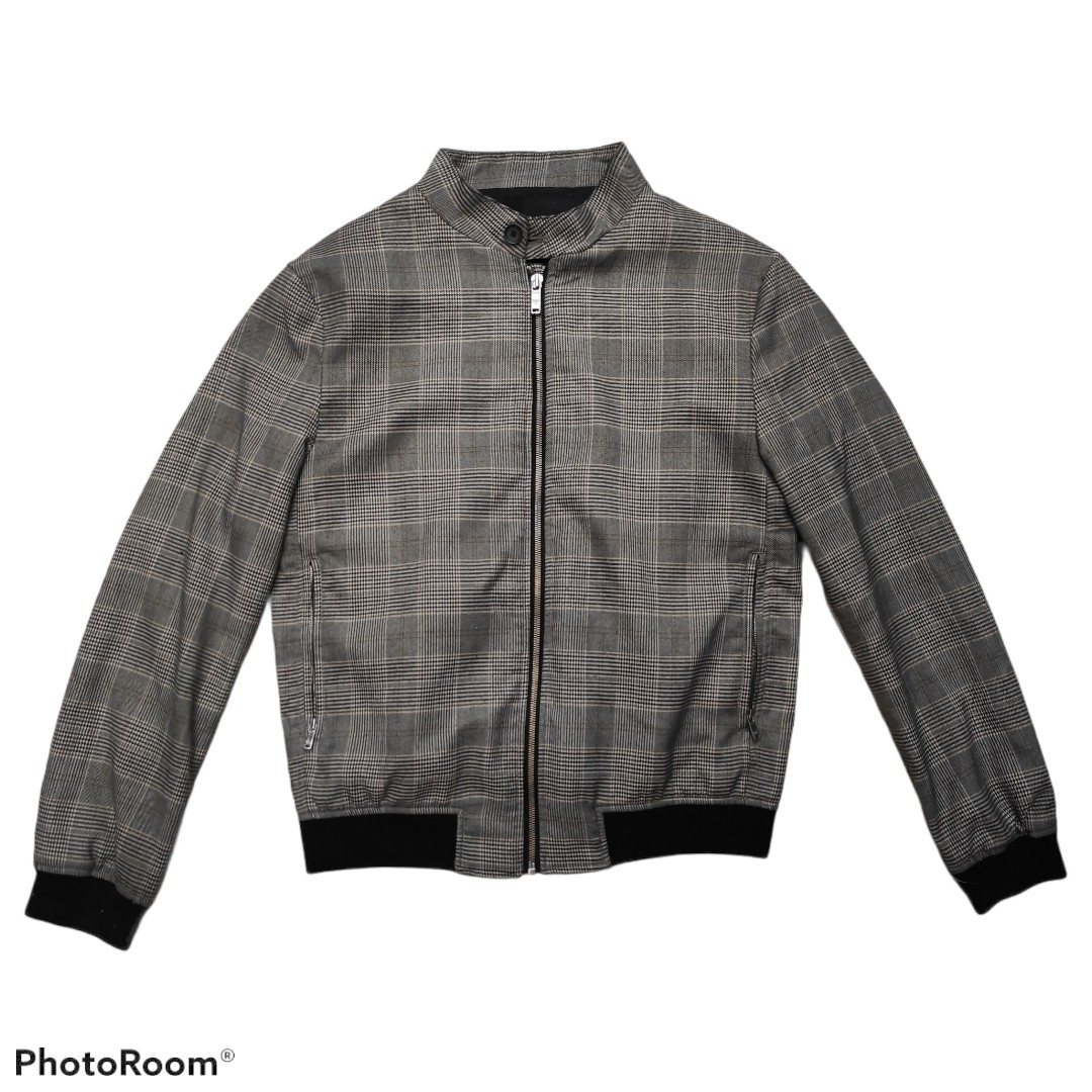 Zara tartan jacket 2025