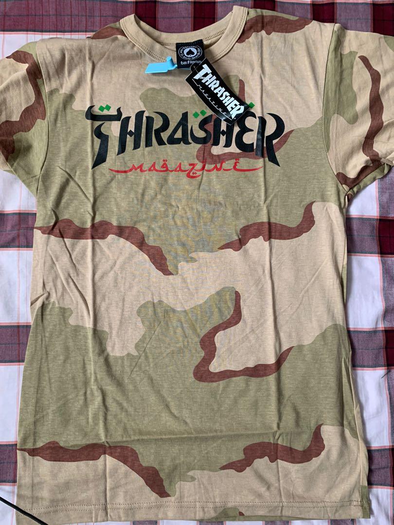 Thrasher camo t shirt on sale