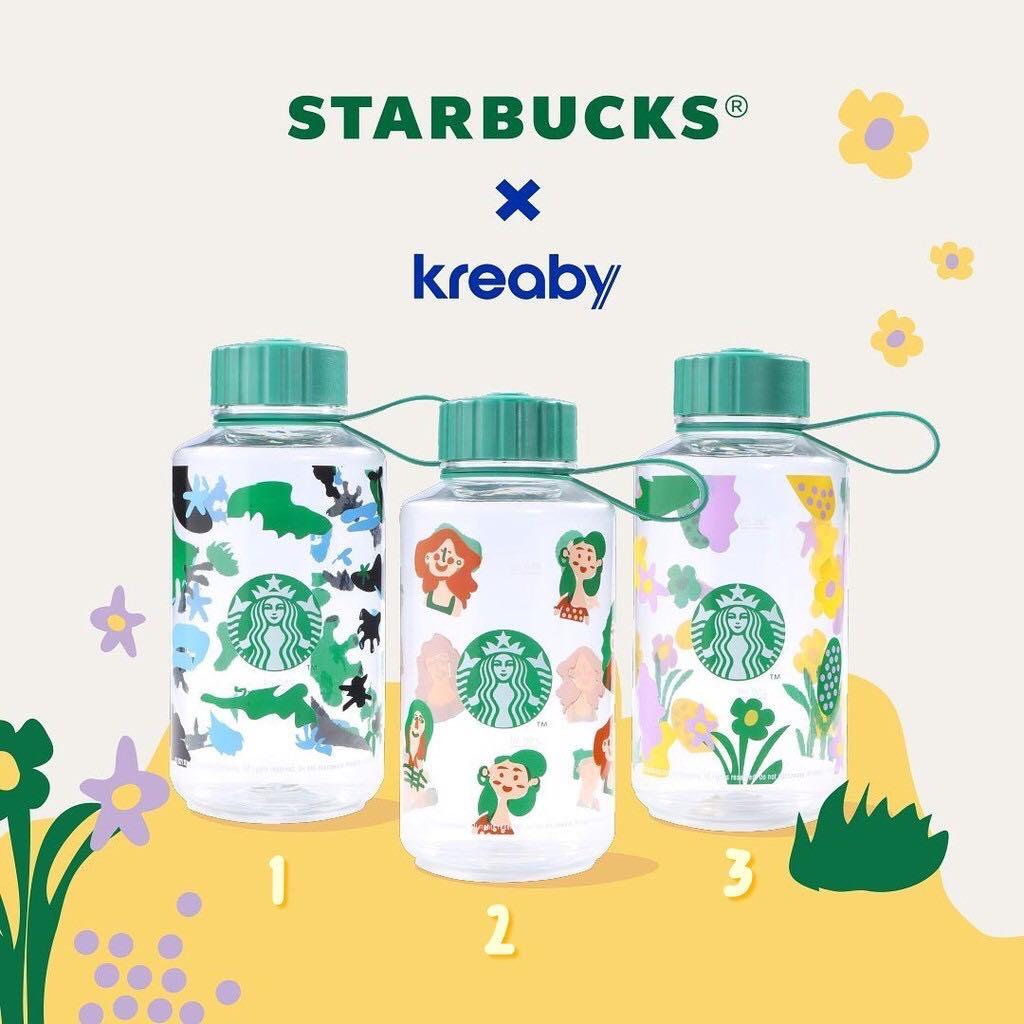 Tumbler Starbucks X Kreaby Reuseable cup sbux original 100 water