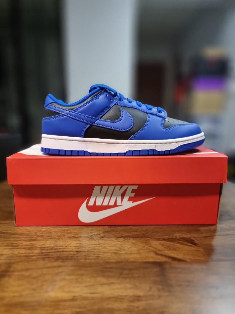 US9.5) Nike Dunk Low Hyper Royal, Men's Fashion, Footwear, Sneakers on  Carousell