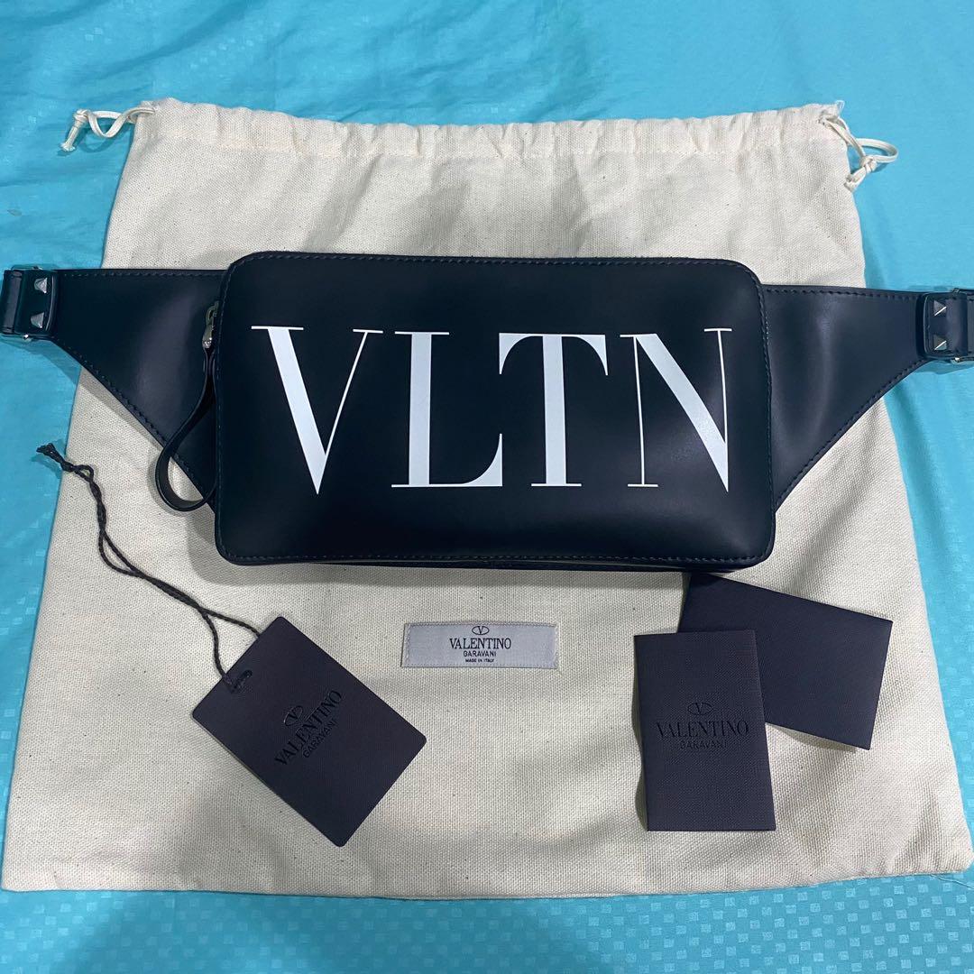 NWT Valentino Alligator Skin V-Ring Sling Belt Bag 22k