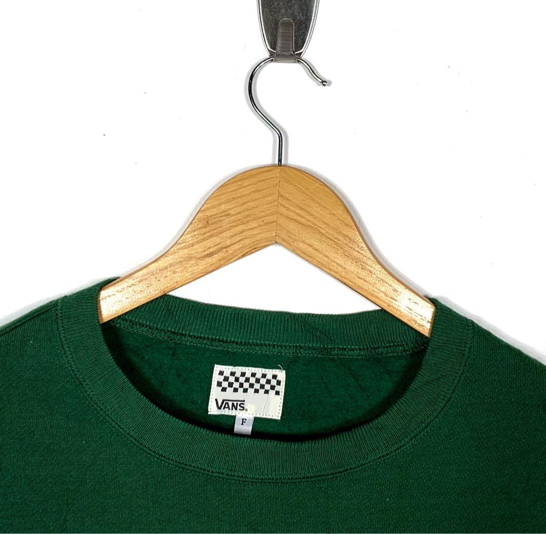 vans green jumper