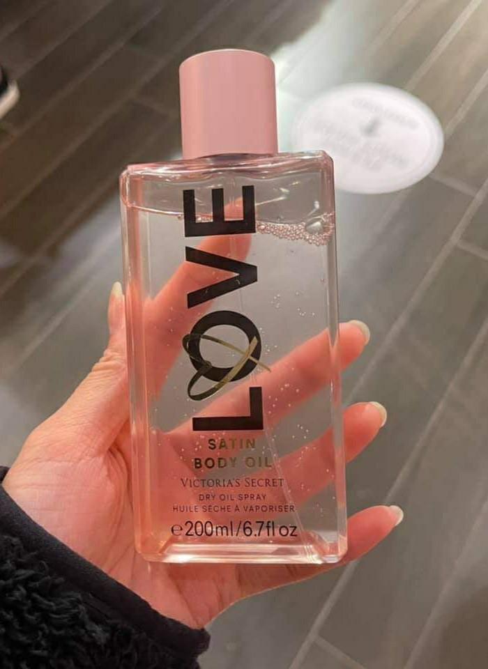 Love satin body oil victoria hotsell secret