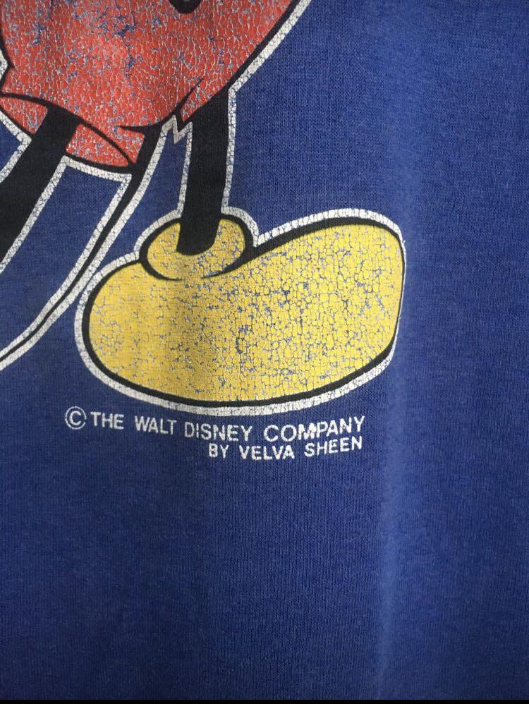 Vintage 90s Mickey Mouse California Velva Sheen usa T-shirt, Men's