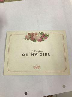 WTS Oh my girl remember me album Mimi letter photocard
