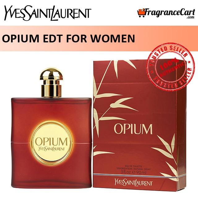 YSL Opium EDT for Women 90ml Eau de Toilette Yves Saint Laurent Red Brand New 100 Authentic Perfume FragranceCart Beauty Personal Care Fragrance Deodorants on Carousell