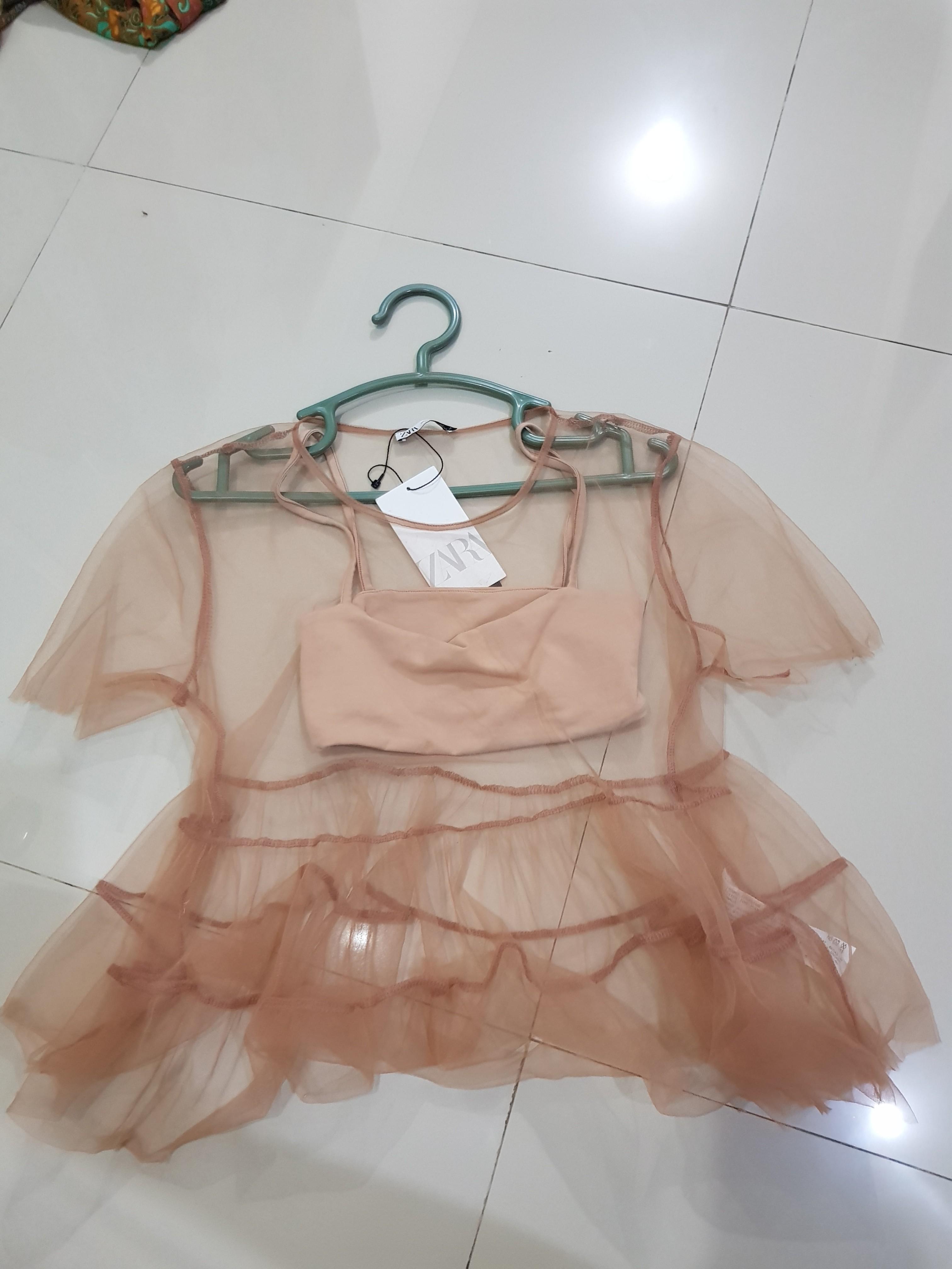 Camiseta peplum hotsell zara