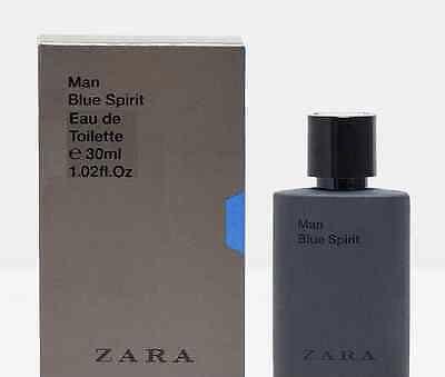 ZARA MAN BLUE SPIRIT EDT 1.02 OZ BRAND NEW EAU DE TOILETTE PERFUME 30 ML
