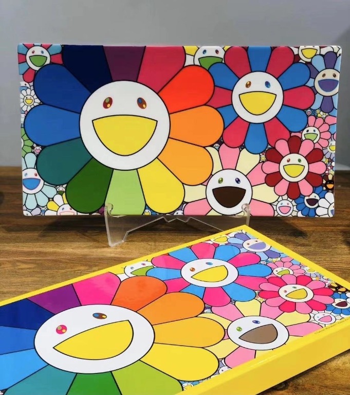 未使用 TAKASHI MURAKAMI Pop Up Flower 村上隆 プレート ポップアップ ...