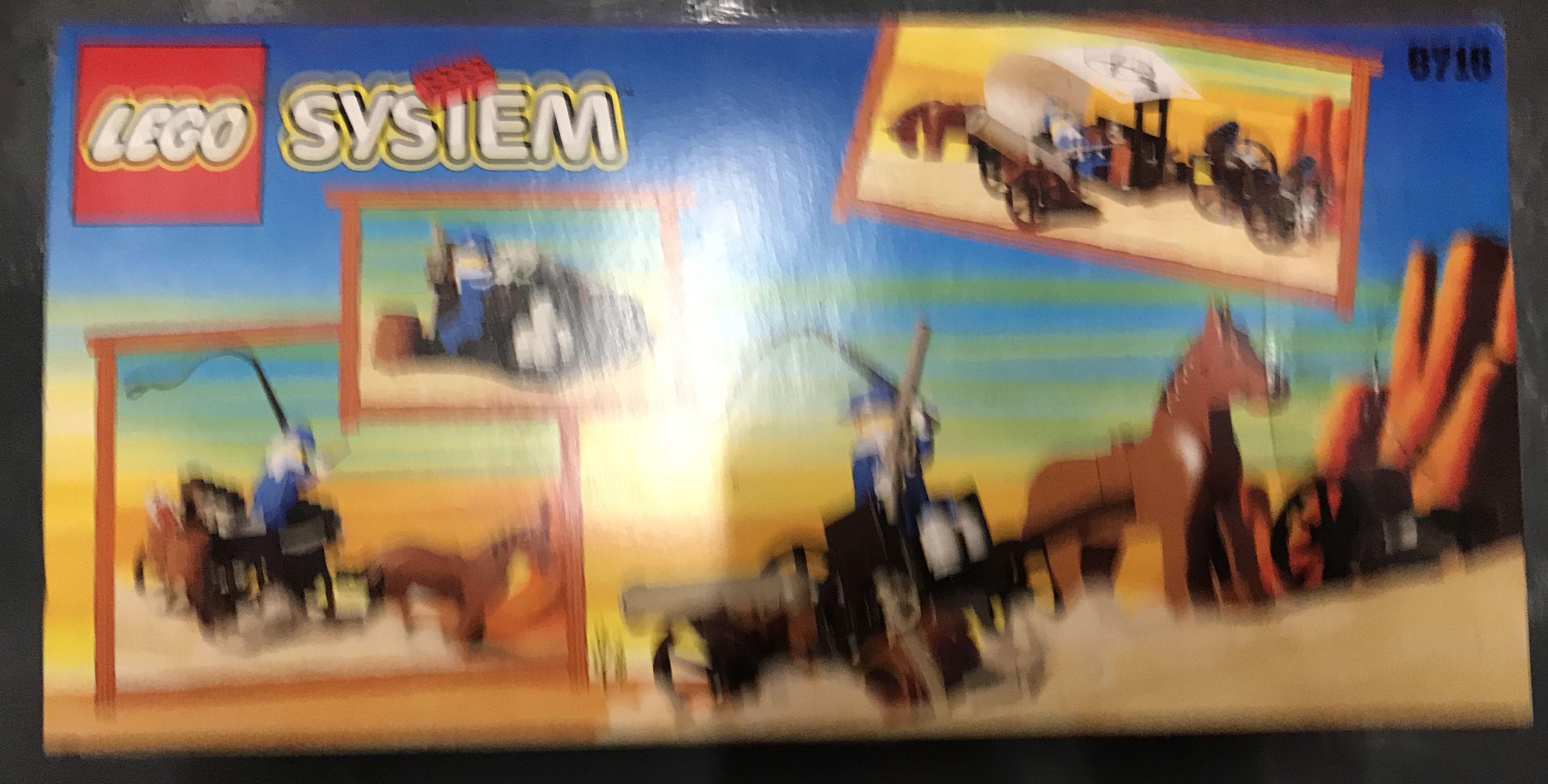 絕版全新未開封Lego System 6716 Western Wild West Yankee Wagon