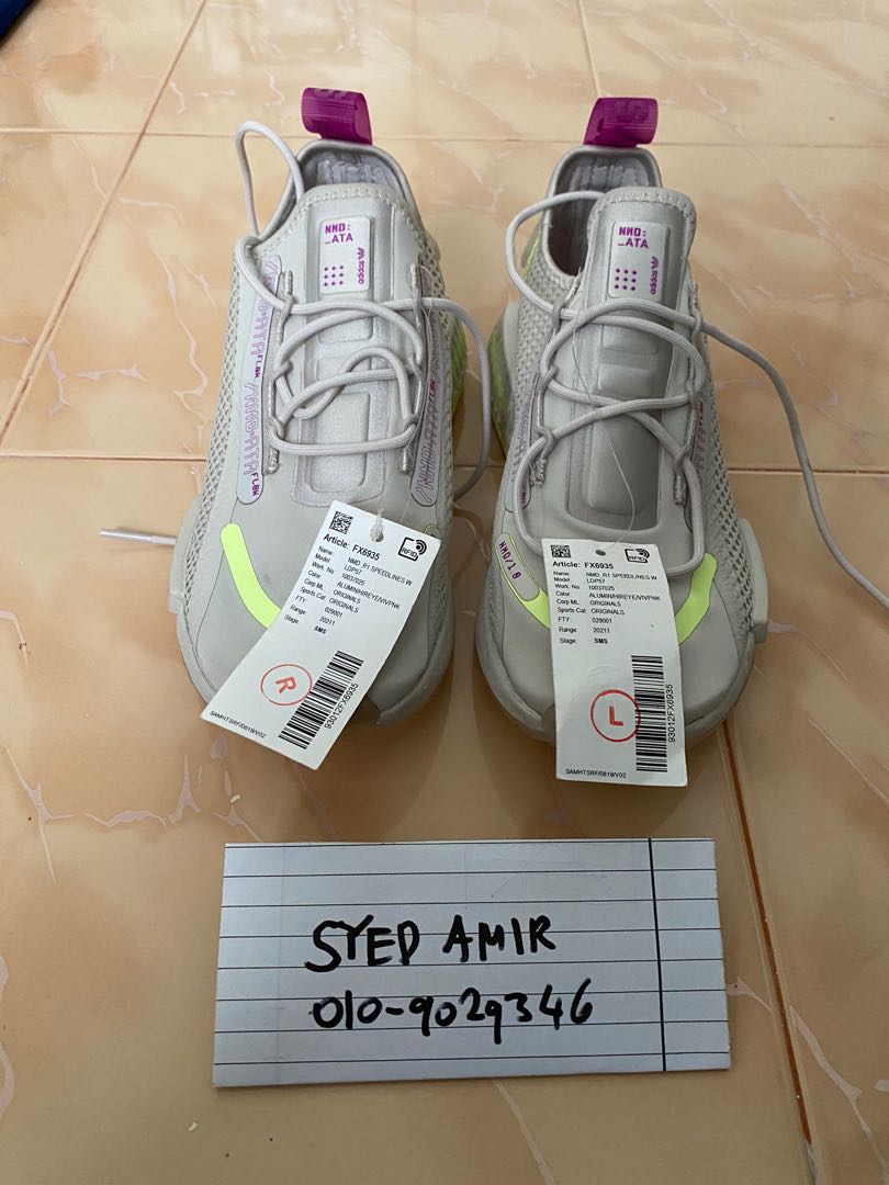 ADIDAS NMD R1 SPEEDLINES WOMEN, Women's Fashion, Footwear, Sneakers on  Carousell