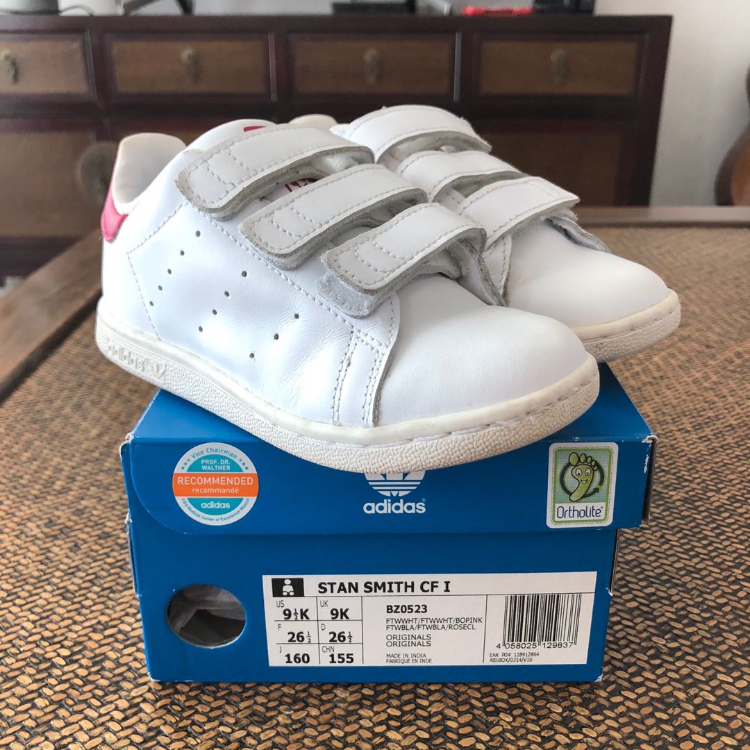 Adidas Stan Smith Sneakers Babies Kids Babies Kids Fashion on Carousell