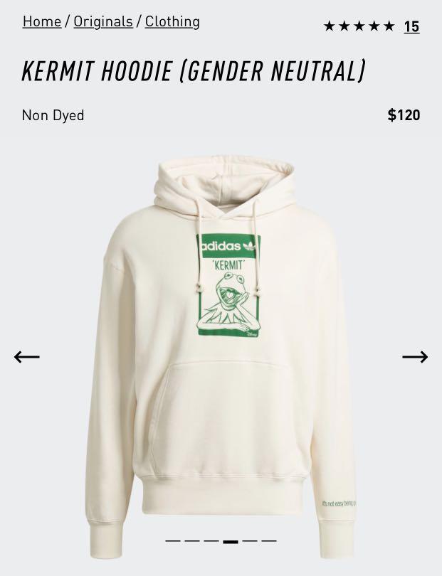 kermit the frog hoodie adidas