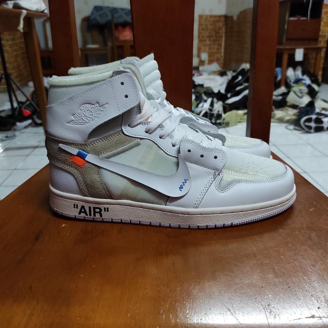 Jordan 1 offwhite UNC, Men's Fashion, Footwear, Sneakers on Carousell