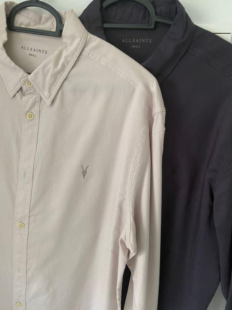 All Saints Shirts Men Men s Fashion Tops Sets Shirts on Carousell