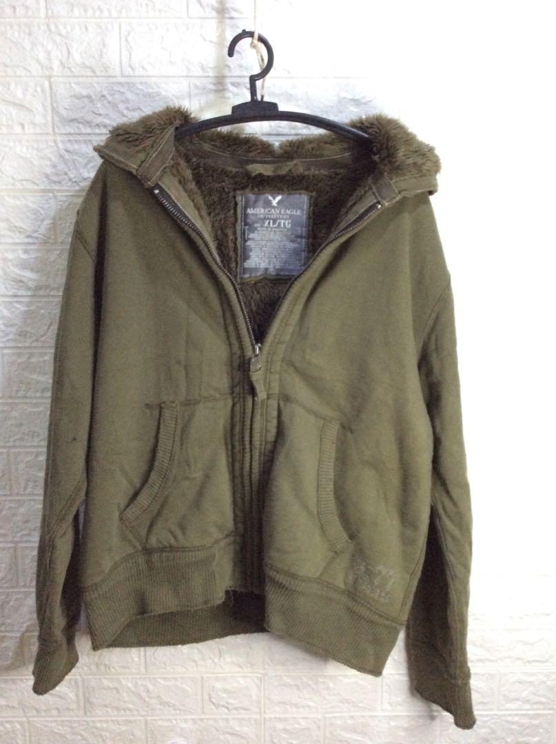 American eagle faux best sale fur jacket