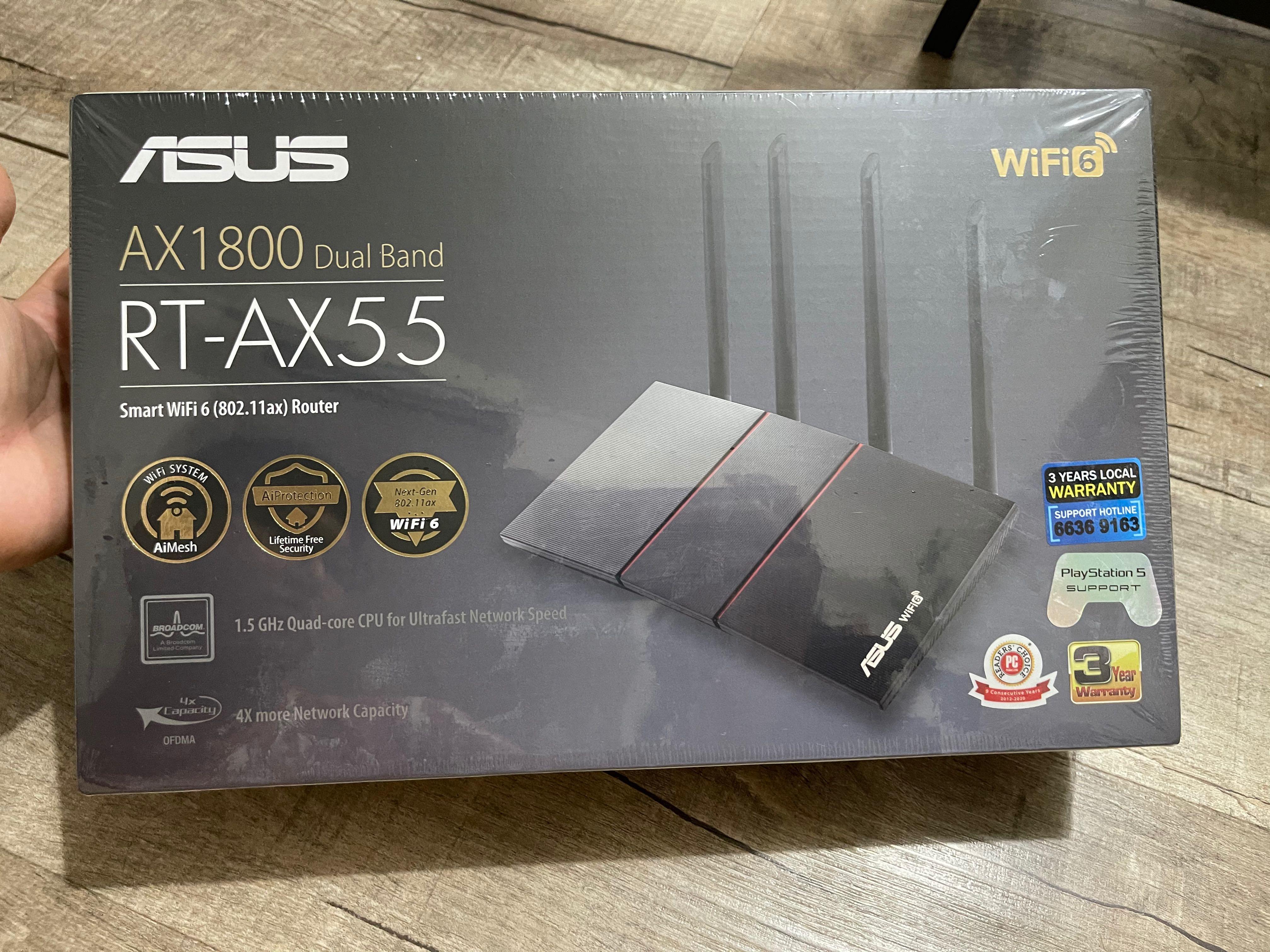 Asus RT-AX55 Router, Computers & Tech, Parts & Accessories, Networking ...
