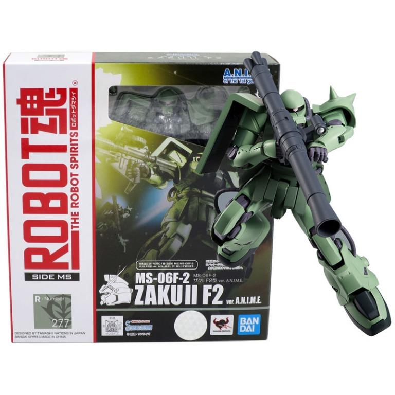 Bandai Robot魂高達 277 渣古ii F2 Bandai Robot Spirits Soul 277 Gundam Ms 06f 2 Zaku Ii F2 Ver A N I M E Figure 興趣及遊戲 玩具 遊戲類 Carousell
