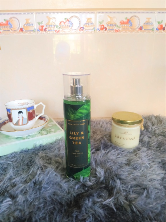 Bath & Body Works Lily & Green Tea Fine Fragrance Mist, Beauty & Personal Care, Fragrance