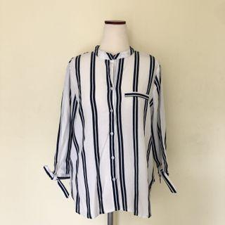 Blue Stripe Top