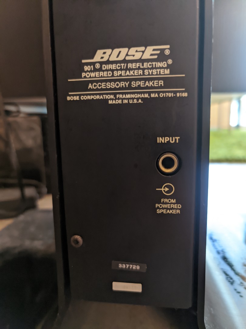 Bose 901 direct reflecting speakers sales