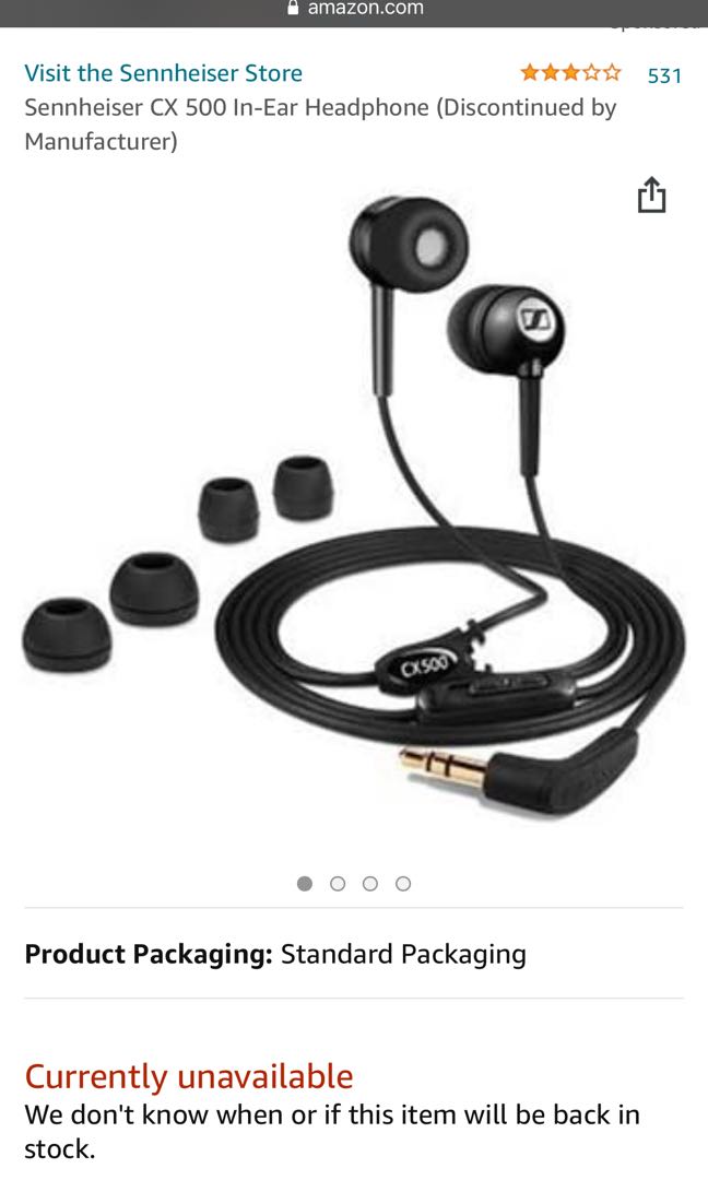 CHEAP RARE Sennheiser CX500 Audio Other Audio Equipment on Carousell