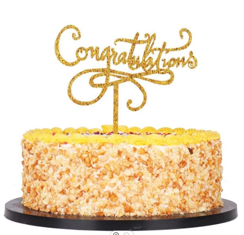 Congratulations topper congrats cake topper gift tag happy occasion ...