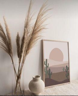 Dark brown pampas - instocks