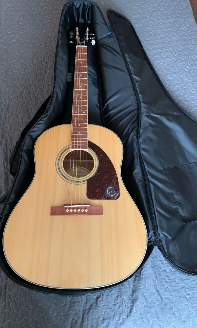 Epiphone AJ-220S/N Acoustic Guitar, Hobbies & Toys, Music & Media 