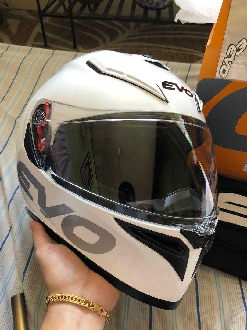Evo helmet white hotsell price