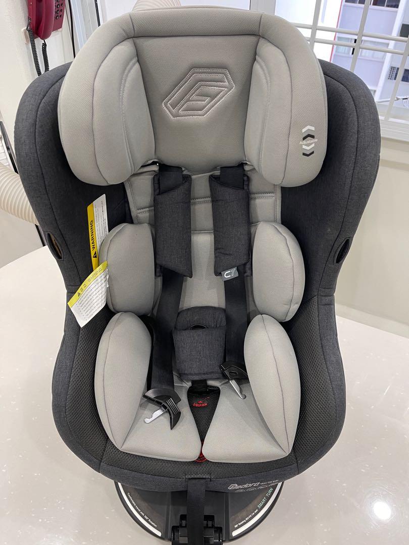 Fedora C7 car seat in Grey with isofix Babies Kids Going Out Car Seats on Carousell