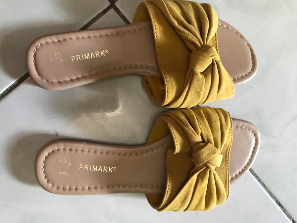 primark yellow sandals