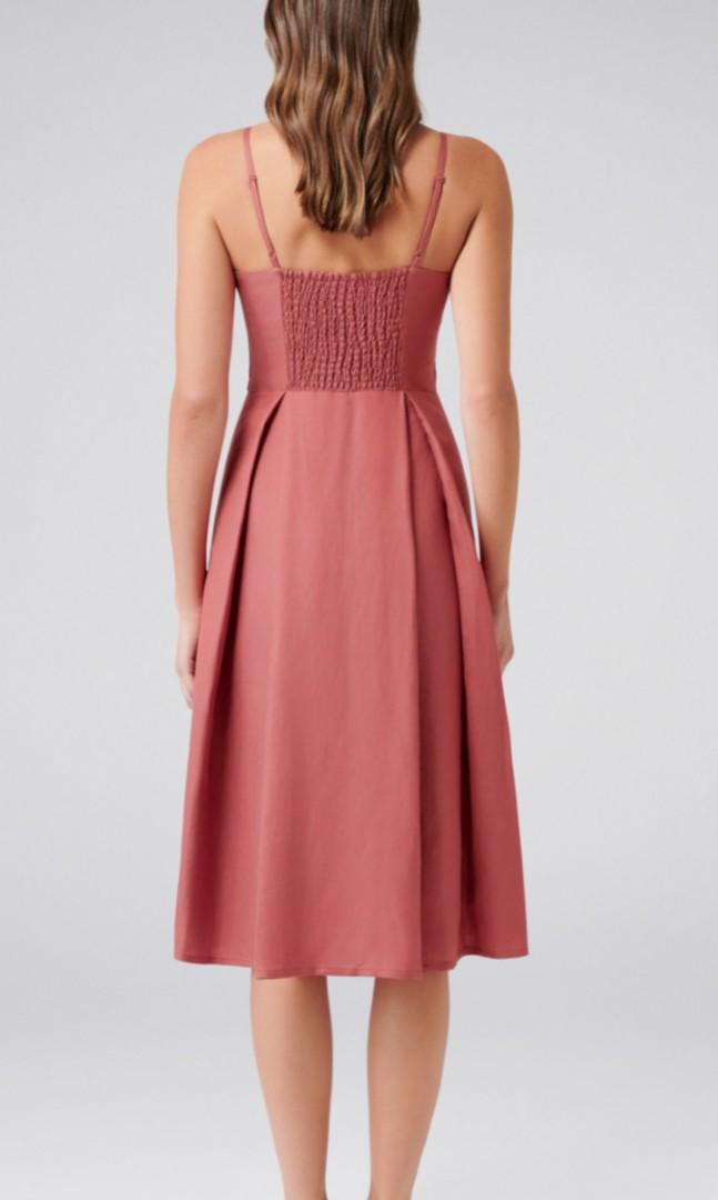 Mia tie front hotsell button through dress