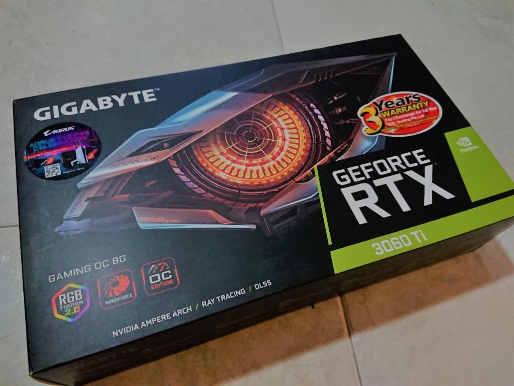 Gigabyte GeForce RTX 3060 Ti Gaming OC 8G GV N306TGAMING OC 8GD