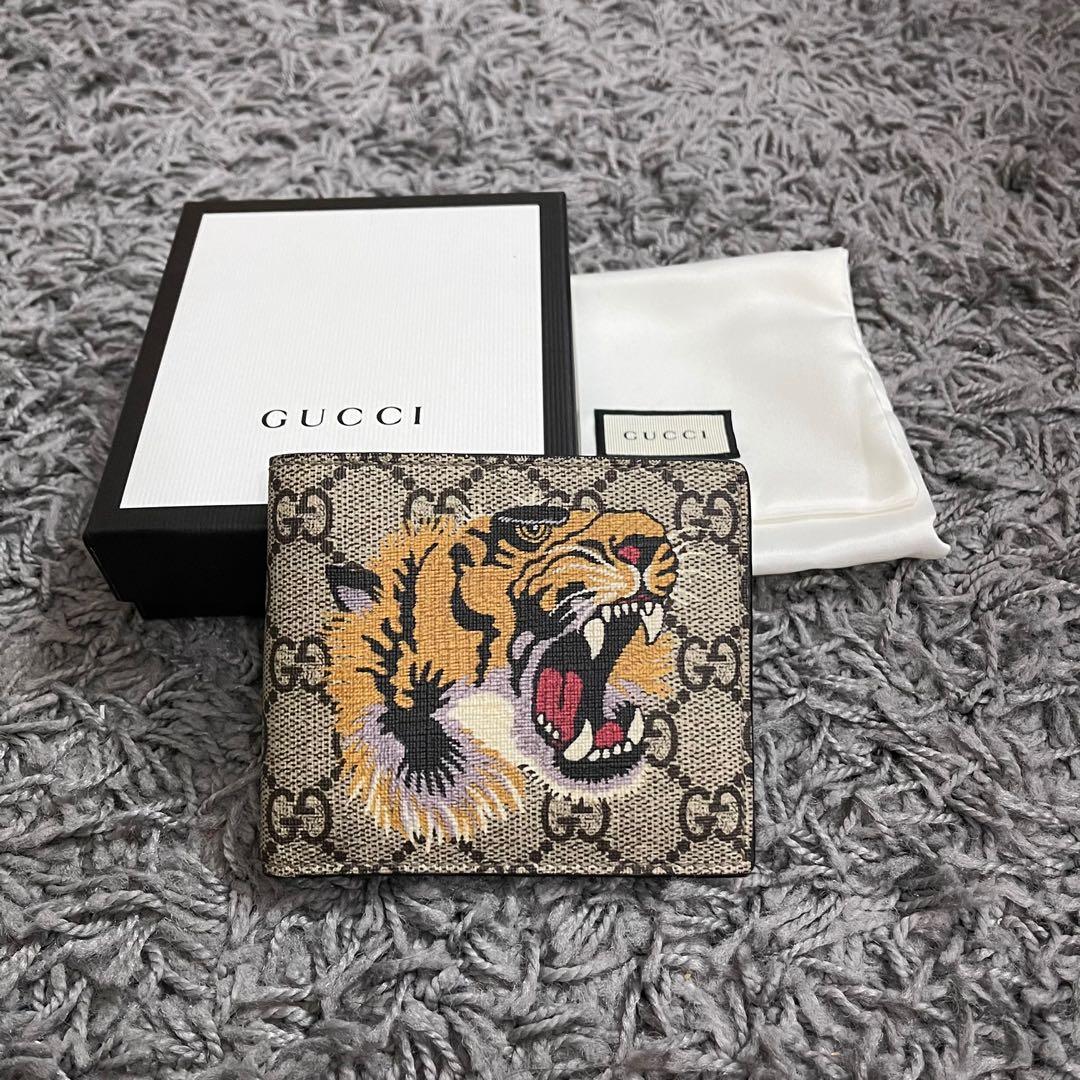 Gucci supreme tiger wallet Luxury Bags Wallets on Carousell