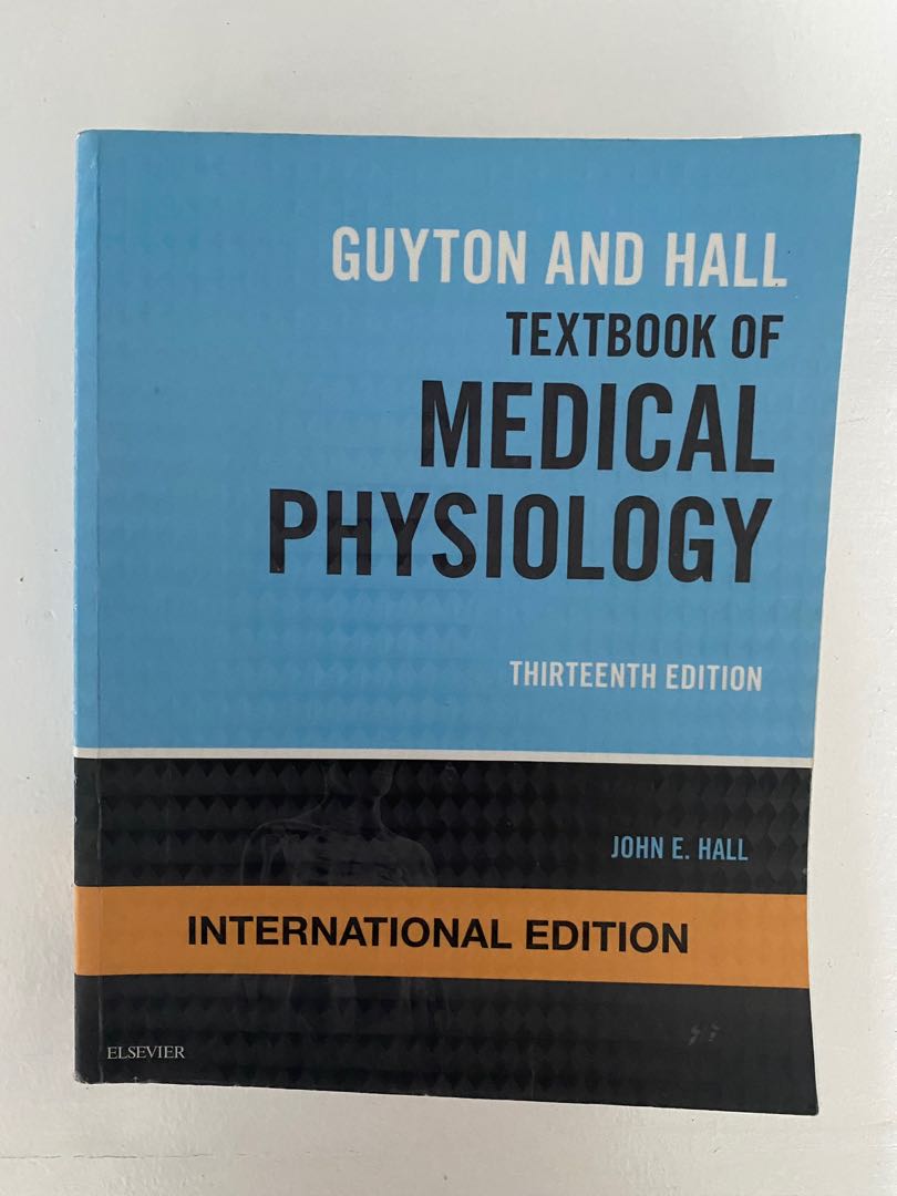 Guyton and Hall Text Book of Medical Physiology 13th Edition, Hobbies ...