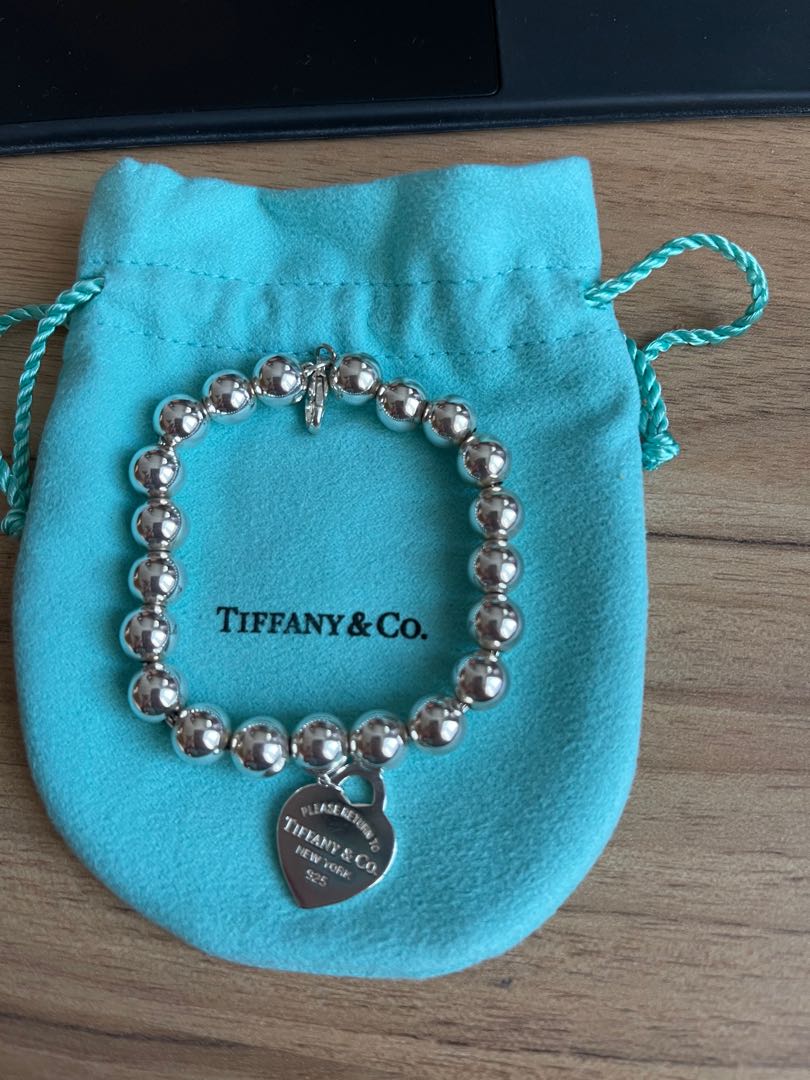 Tiffany 8mm on sale bead bracelet