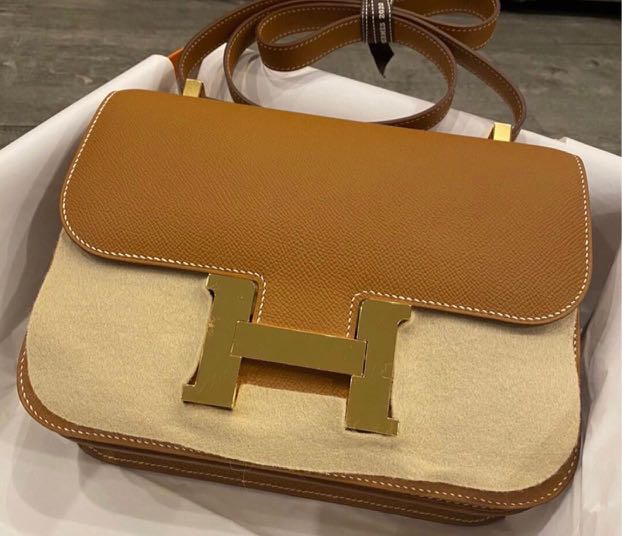 Hermes Constance 24 gold with gold hardware - HERMÈS
