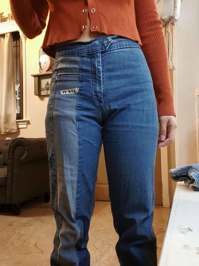 Highwaisted denim straightleg jeans (Category: Jeans) located in Calamba. Submitted by ysa.co (Listing ID 1085231525, Image 2). Description: no flaw stretchable on the waist fit 25-26.