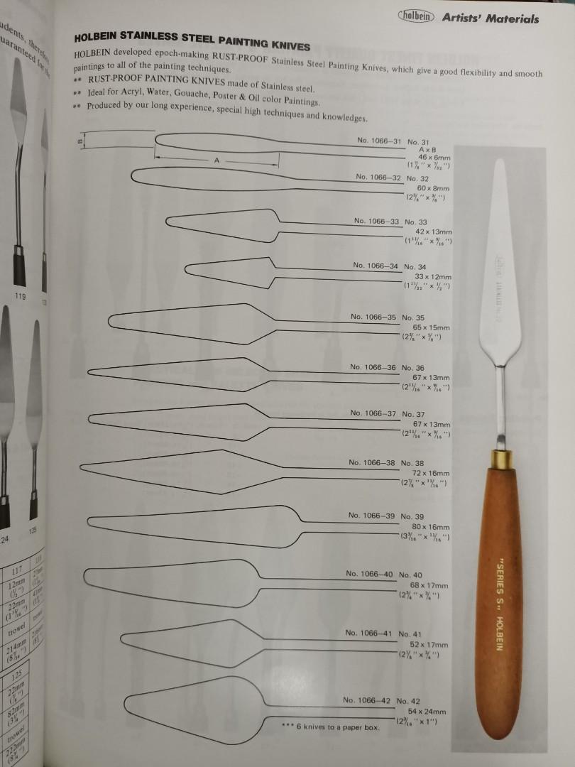 HK1066S-33-Holbein Painting Knife 1066-S 33