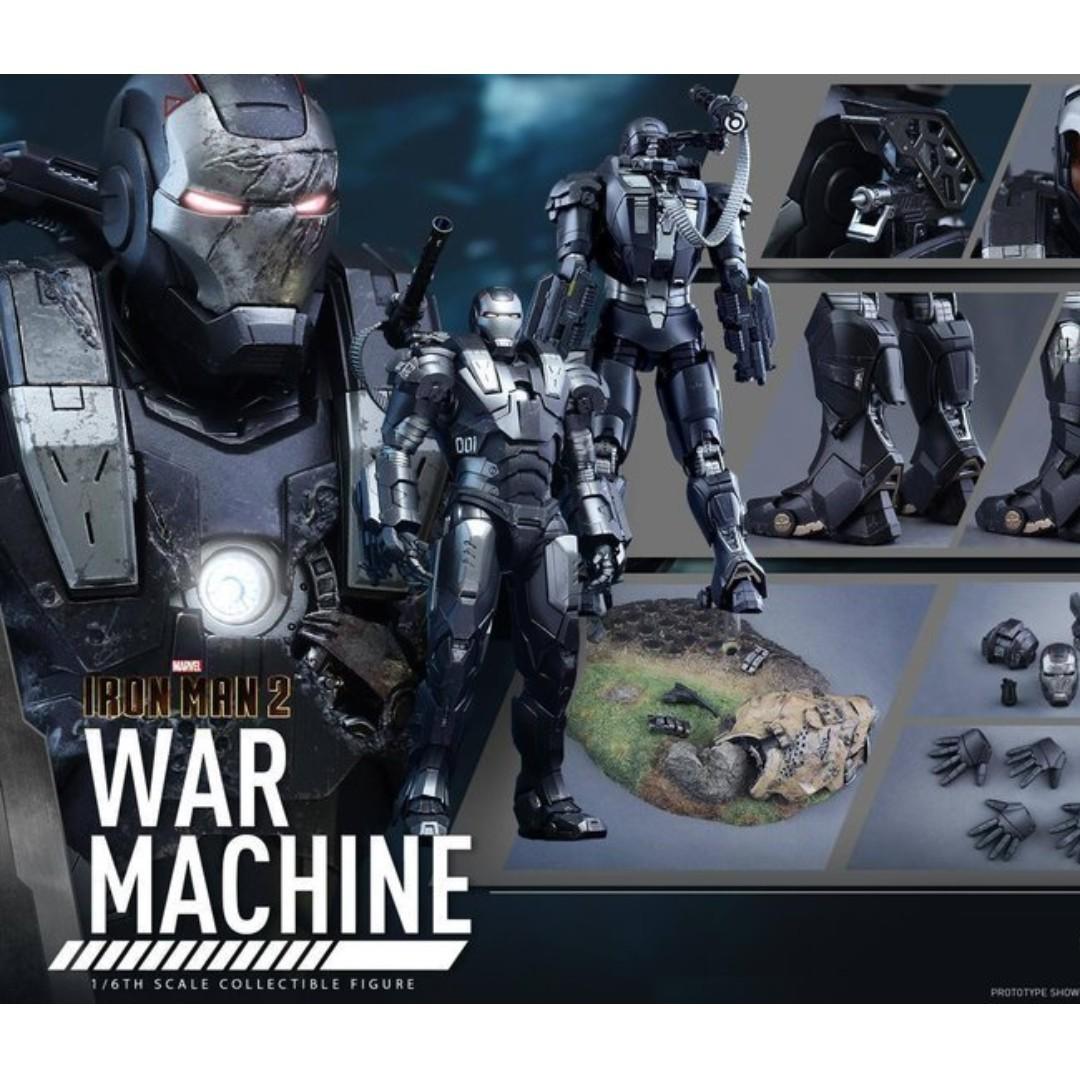 Hottoys ironman war machine mark 1 mms331 1/6 全新啡盒未開, 興趣及