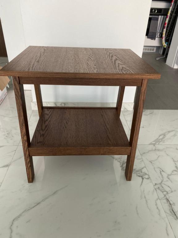 Lunnarp side table on sale brown