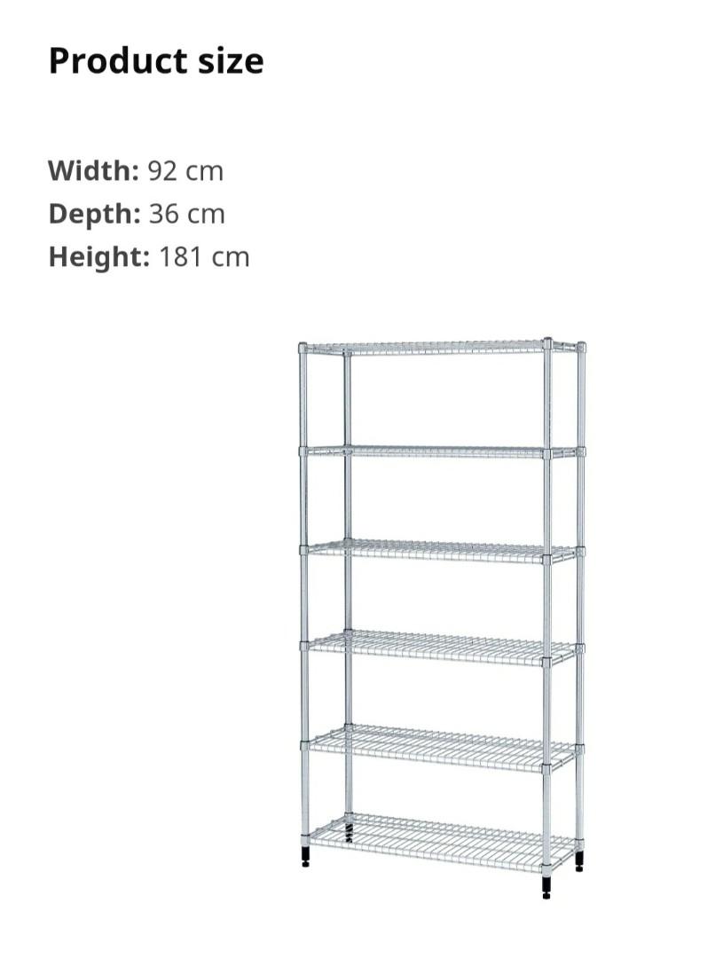 IKEA shelf Rack, Furniture & Home Living, Furniture, Shelves, & Racks on Carousell