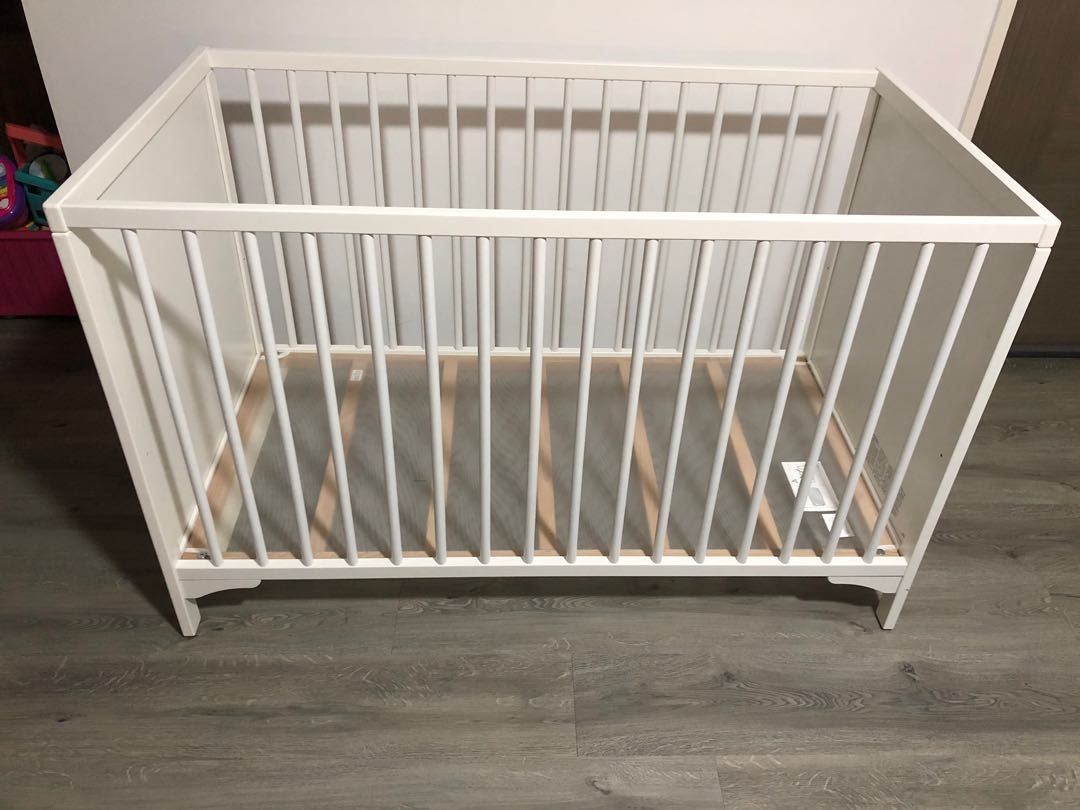 Ikea Solgul Cot 60x120 White Babies Kids Baby Nursery Kids