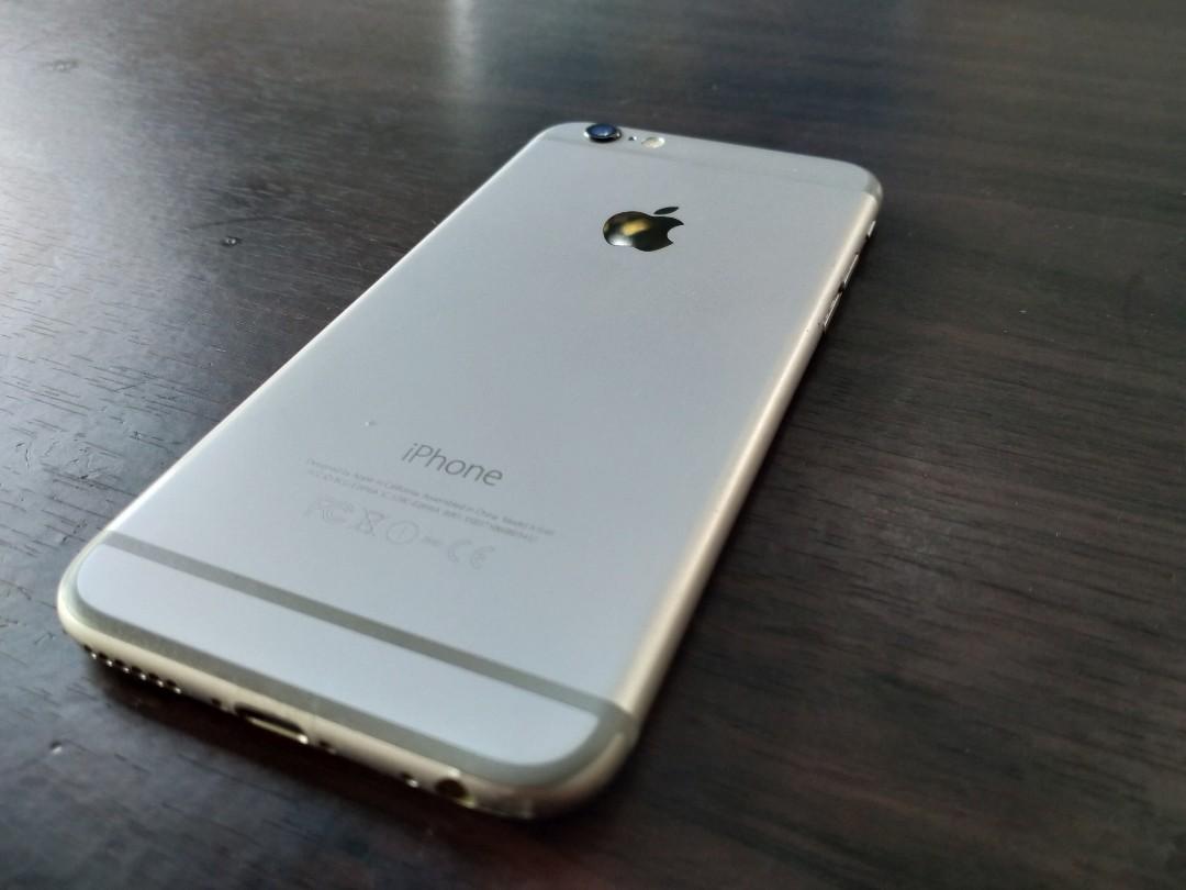 Iphone 6 128G for Sale (Category: iPhone 6 Series) located in Cebu City. Submitted by skyjared (Listing ID 1085186210, Image 2). Description: selling my iphone 6 silver 128gig openline can reset anytime with icloud 90percent battery capacity Good for social media, or online classes really helpful for storage. with casing, new tampered glass and charger cord Delivery fee will be shouldered by buyer. issues: some minor scratches hands free when use