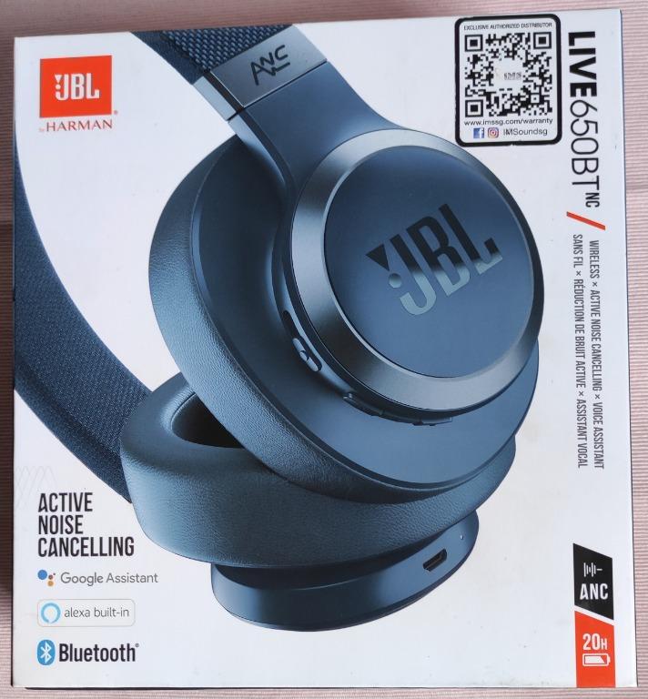JBL LIVE 650BTNC Wireless Over Ear Noise Cancelling Headphone Audio Headphones Headsets on Carousell