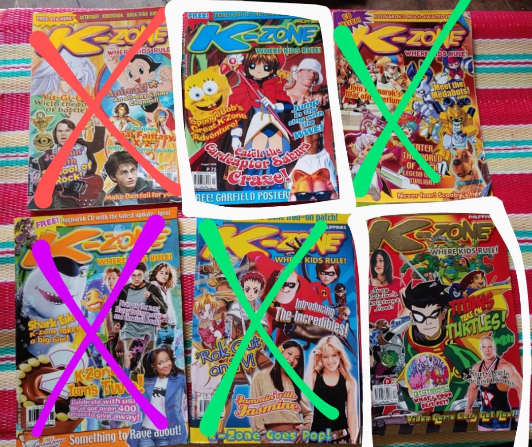 K Zone August December 04 Issues Hobbies Toys Books Magazines Magazines On Carousell