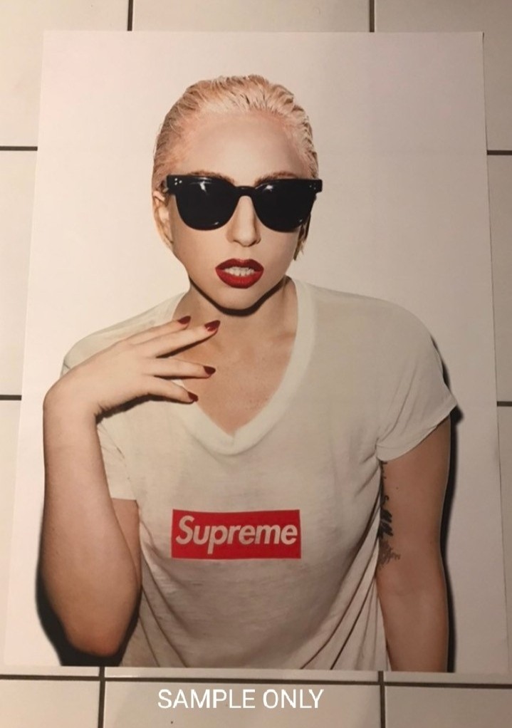 非売品】supreme レディガガ ポスター Lady Gaga Poster - その他