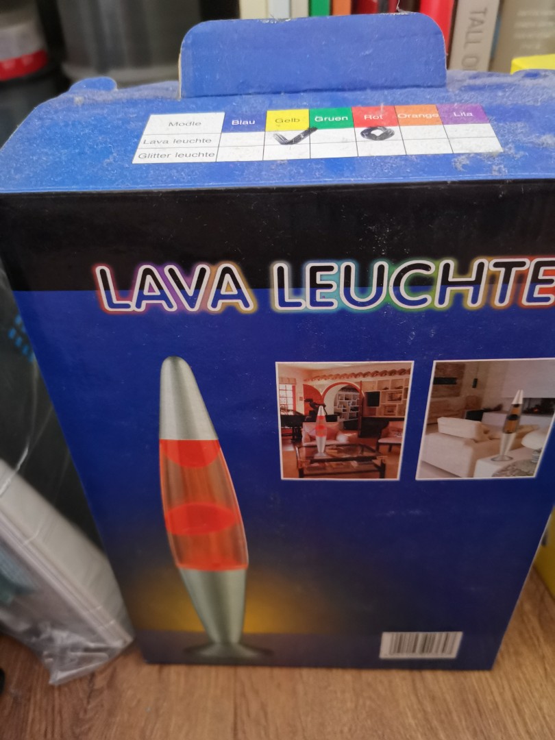 Lava Lamp Yellow and Red, Furniture & Home Living, Home Decor, Other